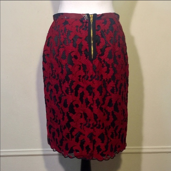 Anthropologie Leifsdottir floral Quinn lace pencil - Picture 4 of 5